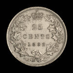 Canada, Victoria, 25 cents <br /> 1892