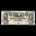 Canada, Bank of Montreal, 4 dollars <br /> 1860