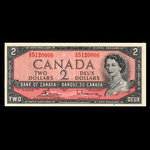 Canada, Bank of Canada, 2 dollars <br /> 1954