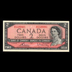 Canada, Bank of Canada, 2 dollars <br /> 1954