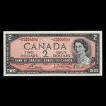 Canada, Bank of Canada, 2 dollars <br /> 1954