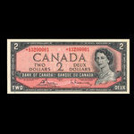 Canada, Bank of Canada, 2 dollars <br /> 1954