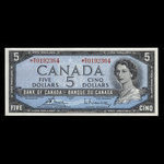 Canada, Bank of Canada, 5 dollars <br /> 1954