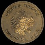 Canada, Empress Theatre, no denomination <br /> 1925