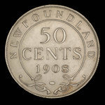Canada, Edward VII, 50 cents <br /> 1908