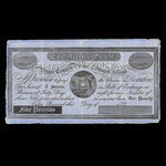 Canada, Commercial House, 5 pounds <br /> 1829