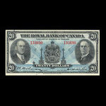 Canada, Royal Bank of Canada, 20 dollars <br /> January 3, 1935