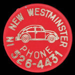 Canada, New Westminster Volkswagon Ltd., no denomination <br /> 1972