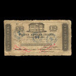Canada, Government of Prince Edward Island, 2 pounds <br /> September 12, 1868