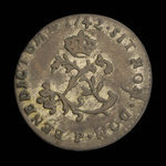 France, Louis XV, 2 sous : 1742