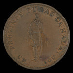 Canada, Bank of Montreal, 1/2 penny <br /> 1837