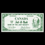 Canada, unknown, 1 dollar <br /> 1972