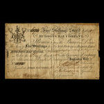 Canada, Hudson's Bay Company, 5 shillings <br /> 1820