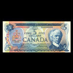 Canada, Bank of Canada, 5 dollars <br /> 1972