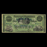 Canada, Bank of Montreal, 2 dollars <br /> January 3, 1859