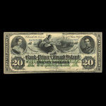 Canada, Bank of Prince Edward Island, 20 dollars <br /> January 1, 1872
