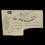 Canada, John Albro & Co., 1 dollar <br /> 1820