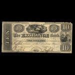 Canada, Exchange Bank Company of Chippewa, 10 dollars <br /> 1838