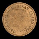 Canada, George VI, 1 cent <br /> 1938