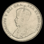 Canada, George V, 5 cents <br /> 1922