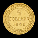 Canada, Victoria, 2 dollars <br /> 1865