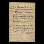 Canada, French Colonial Authorities, 24 livres <br /> January 1, 1756