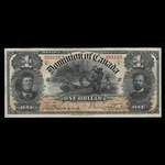 Canada, Dominion of Canada, 1 dollar <br /> March 31, 1898