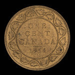 Canada, George V, 1 cent <br /> 1914