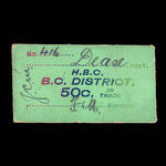 Canada, Hudson's Bay Company, 50 cents <br /> 1927