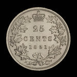Canada, Victoria, 25 cents <br /> 1891