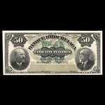Canada, Banque d'Hochelaga, 50 piastres <br /> February 23, 1911
