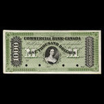 Canada, Commercial Bank of Canada, 1,000 dollars <br /> January 2, 1860