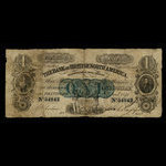 Canada, Bank of British North America, 1 dollar <br /> January 1, 1856