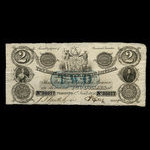 Canada, Bank of British North America, 2 dollars <br /> January 1, 1856