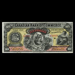 Canada, Canadian Bank of Commerce, 10 dollars <br /> January 2, 1901