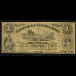 Canada, Commercial Bank of Canada, 1 dollar <br /> January 2, 1857