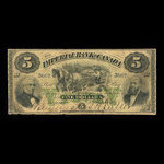 Canada, Imperial Bank of Canada, 5 dollars <br /> March 1, 1875