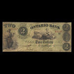 Canada, Ontario Bank, 2 dollars <br /> August 15, 1861