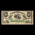 Canada, St. Stephen's Bank, 10 dollars <br /> July 1, 1860