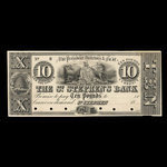 Canada, St. Stephen's Bank, 10 pounds <br /> 1837