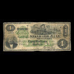 Canada, Standard Bank of Canada, 4 dollars <br /> November 1, 1876