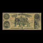 Canada, Bank of Toronto (The), 5 dollars <br /> July 1, 1890