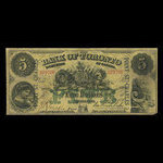 Canada, Bank of Toronto (The), 5 dollars <br /> July 1, 1890