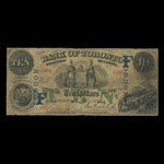 Canada, Bank of Toronto (The), 10 dollars <br /> July 1, 1887