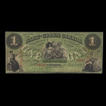 Canada, Bank of Upper Canada (York), 1 dollar <br /> January 1, 1861