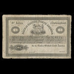Canada, Bank of British North America, 1 pound <br /> March 22, 1837