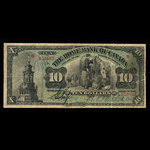 Canada, Home Bank of Canada, 10 dollars <br /> March 1, 1904