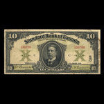 Canada, Standard Bank of Canada, 10 dollars <br /> January 2, 1919