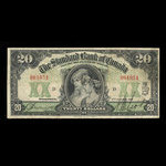 Canada, Standard Bank of Canada, 20 dollars <br /> January 2, 1919