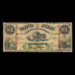 Canada, Union Bank of Prince Edward Island, 1 dollar <br /> January 1, 1872